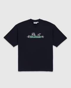 Butter Goods Tempo Logo T-Shirt Navy/Green