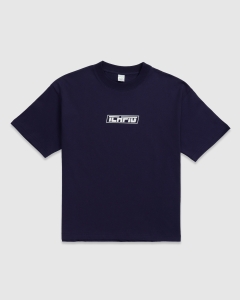 Ichpig Strike Logo T-Shirt Navy/White