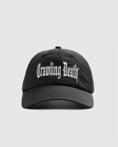 Crawling Death Stretch Gothic Nylon Strapback Black