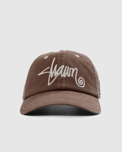 S Double Shawn Script Strapback Warm Charcoal