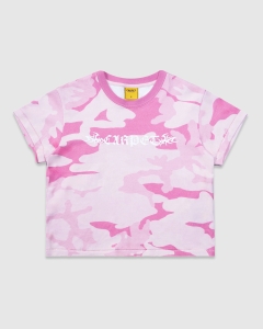 Carpet Trampstamp Girls T-Shirt Pink Camo