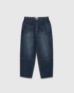 Cash Only Aleka Denim Jeans Streaky Navy Wash