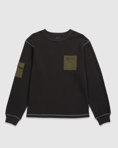 Larriet Bunker LS T-Shirt Charcoal