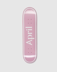 April OG Logo Deck White/Pink