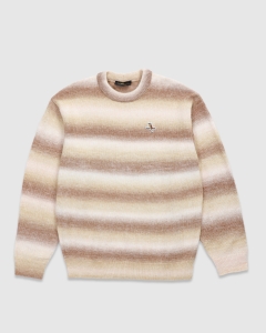 Walker Gold Label Stripe Knit Almond