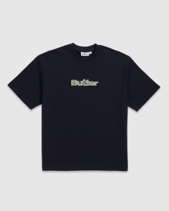Butter Goods Smashed Logo T-Shirt Navy