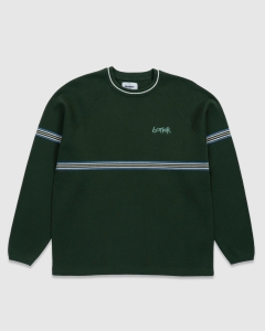 Butter Goods Pier Knit Sweater Moss