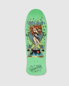 Santa Cruz Steve Alba Witch Doctor Reissue Deck Neon Green