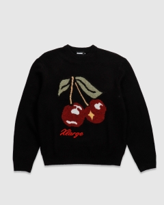 Xlarge Cherry Knit Sweater Black