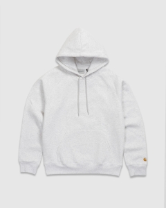 Carhartt WIP Hooded Chase Sweat Ash Heather/Gold