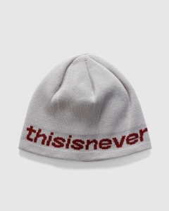 thisisneverthat SP-Logo No Cuff Beanie Off White