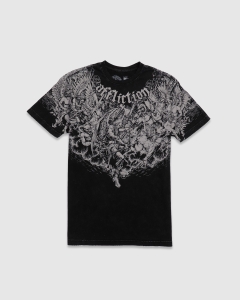 Affliction Immortal Burden T-Shirt Black Lava Wash