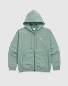 Nike Solo Swoosh Zip Hood Steam/White