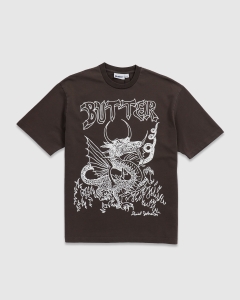 Butter Goods x Daniel Johnston Dragon T-Shirt Washed Black