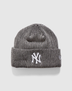 New Era New York Yankees Fisherman Pinstripe Beanie Grey/Black
