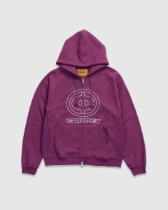 Carpet Cent Thermal Zip Hood Purple