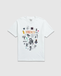 Hockey Paper Cover T-Shirt White
