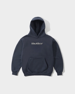Butter Goods Alloy Logo PO Hood Lead Blue