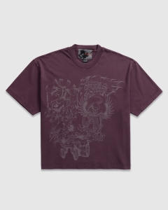Jungles Flames and Stuff T-Shirt Purple