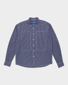 Larriet Grant LS Shirt Navy Check