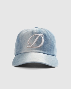 Dime Cursive Denim Workers Snapback Blue Washed