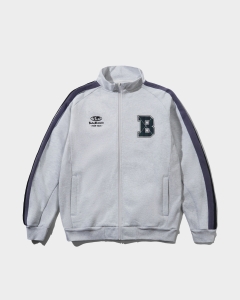 Butter Goods Relay Fleece Track Jacket Ash