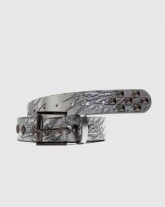Vitriol Fracture Belt Silver