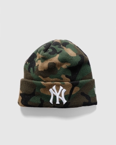 New Era New York Yankees Seasonal Knit Beanie Woodland Camo