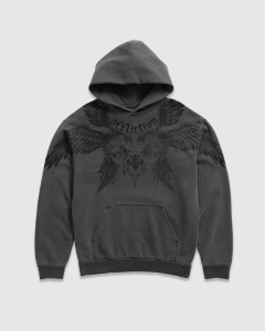 Affliction Birds of Prey PO Hood Charcoal