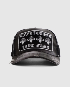 Affliction Life Snapback Black Pottasium Spray