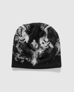 Affliction Winged Up Beanie Black