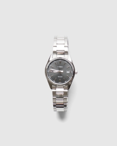 Casio Mid Analogue UTP1302PD-1A Black Dial Stainless Steel