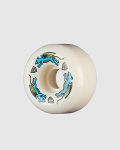Powell Peralta Nano Rat Dragon Formula AV6 97A Wheels White