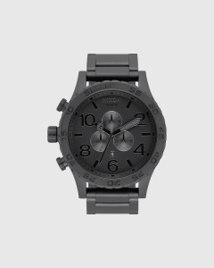 Nixon 51 30 Chrono All Matte Black/Black