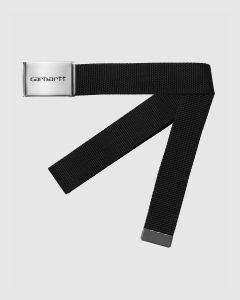 Carhartt Clip Chrome Belt Black