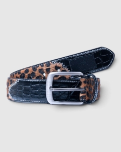 Loosey Croc Cheetah Belt