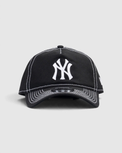 New Era 920AF New York Yankees Contrast Canvas Strapback Black