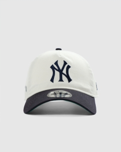 New Era 920AF New York Yankees Strapback Chrome White/OTC