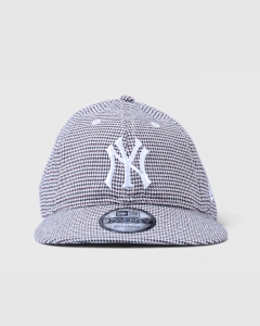 New Era 920CS New York Yankees Tan Plaid White Strapback Black