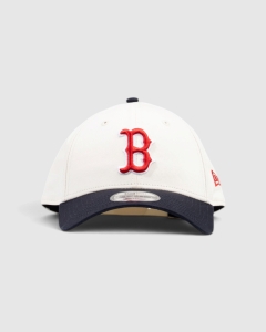 New Era 940SNAP Boston Red Sox Red Navy Chrome Snapback Chrome White