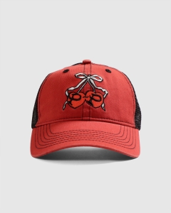 Passport Cherries Leagues Trucker Washed Red