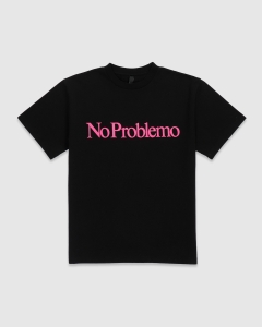 No Problemo Logo T-Shirt Black/Pink
