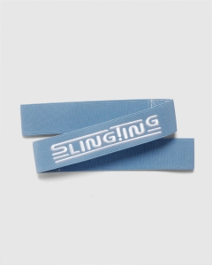 Slingting Embroidered Skateboard Sling Baby Blue/White