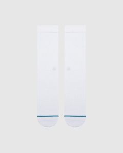 Stance Signature Crew Socks White
