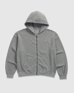 thisisneverthat Damaged Zip Hood Khaki Grey