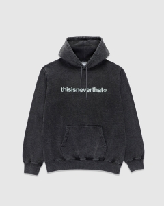 thisisneverthat T-Logo LT PO Hood Washed Black