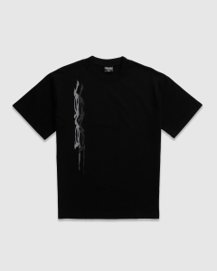 Velvet Smudge T-Shirt Black