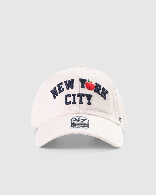 47 Brand City New York Script Clean Up W/NL Strapback Natural