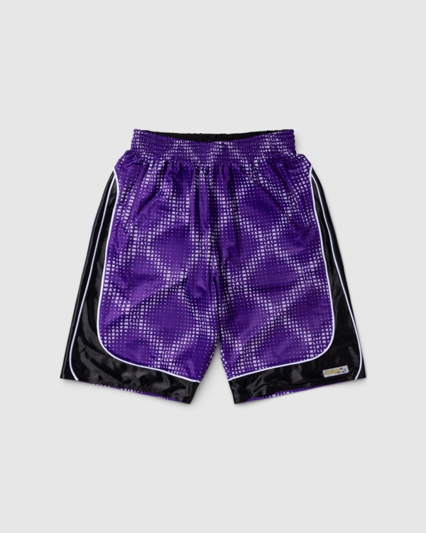 Always Cross Plaid Shorts Purple/Black