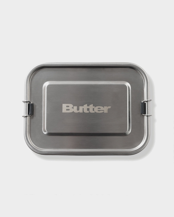 Butter Goods Metal Lunchbox Silver